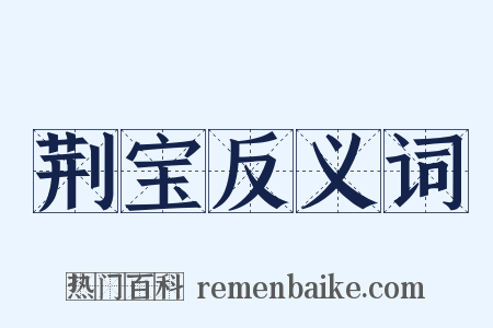 荆宝反义词是什么意思的图片